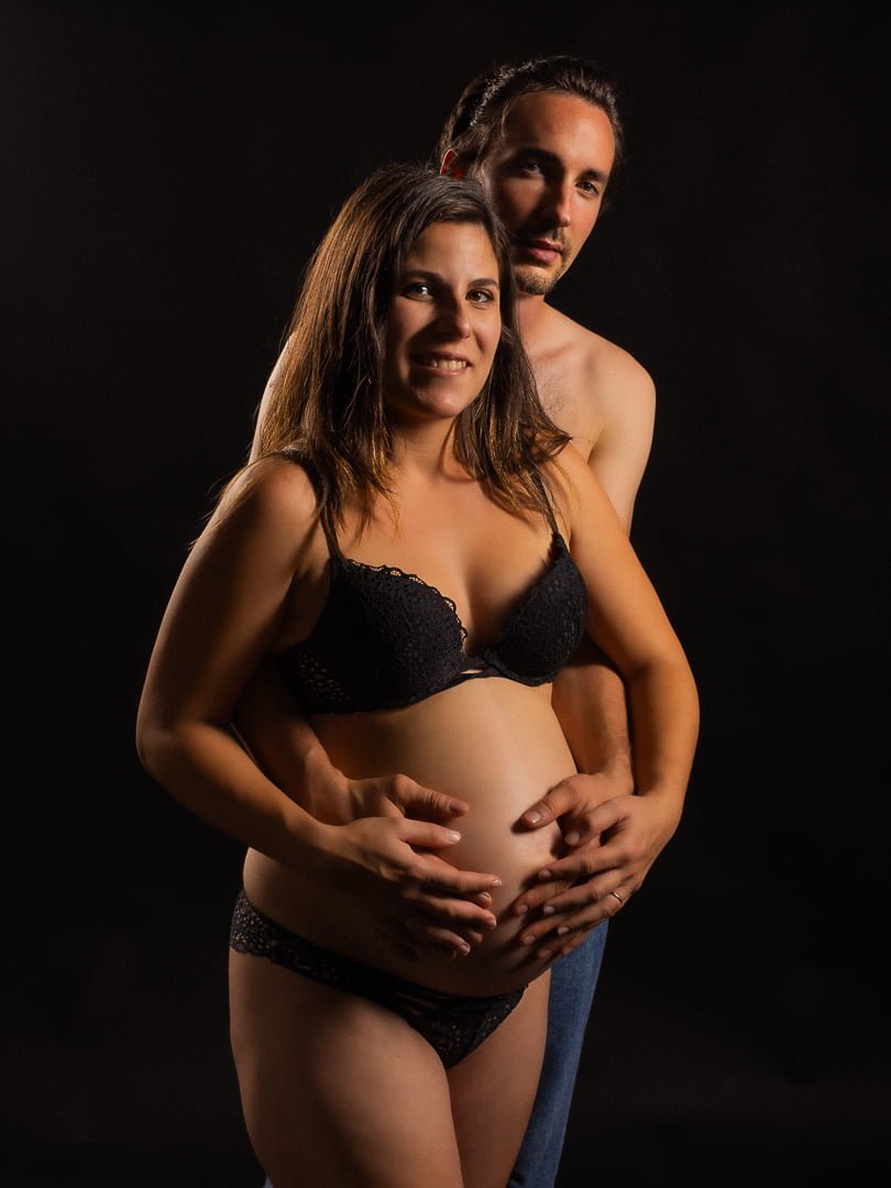 Photographie de grossesse dans les landes